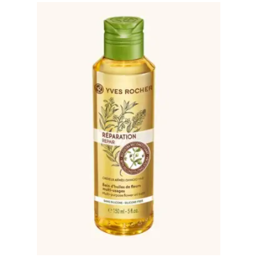 Yves Rocher -  Yves Rocher Kwiatowy olejek odbudowujący do włosów z olejkiem jojoba